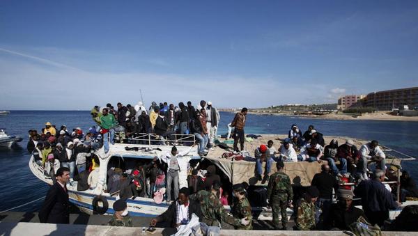 нелегальные иммигранты из Эритреи, Эфиопии и Судана на Мальте