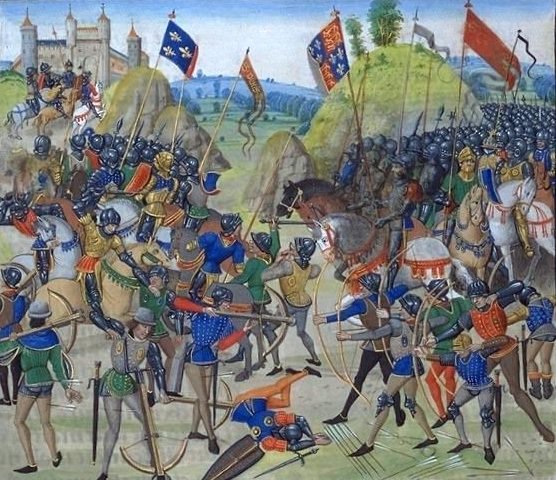 ознаменовавшая конец рыцарства битва при Креси 1346 года — один из важнейших эпизодов Столетней войны, возможно, самого кровопролитного в истории конфликта из-за престолонаследия