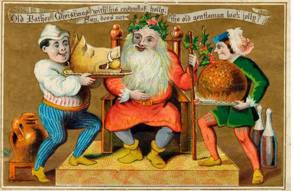 в Средние века Рождество трудно было представить без головы вепря на столе