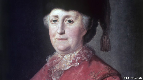 Екатерина II (портрет кисти Матвея Шибанова)