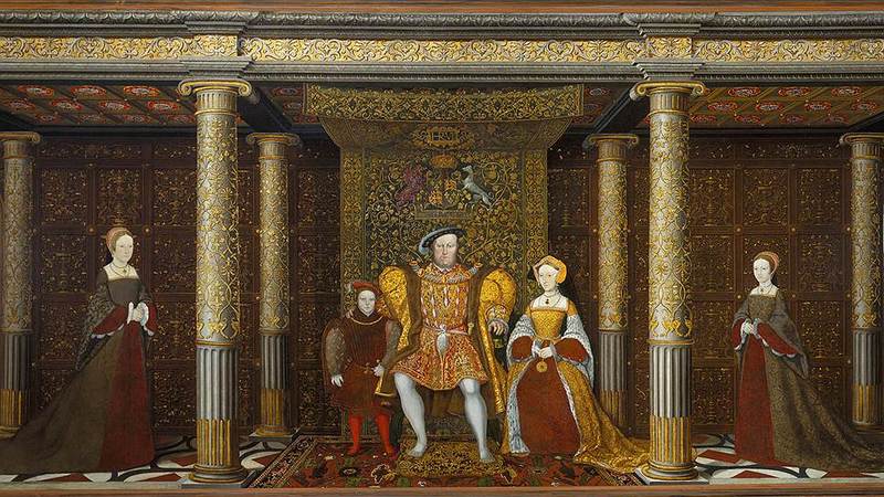 Семья Генриха VIII. Неизвестный автор, 1545 год