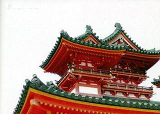 Синтоистский храм Хэйан дзингу в Киото.