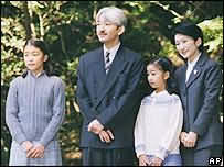 принц Акисино и принцесса Кико с дочерьми