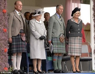 британская королевская семья одевает килты на официальных мероприятиях