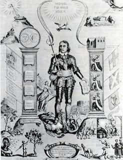 листок под названием Апофеоз Кромвеля, 1658 г.