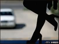 проститутка на улицах Лондона