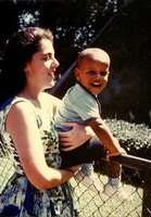 Барак Обама со своей матерью, Стэнли Энн Данхэм