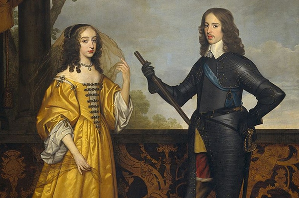 родители Вильгельма — Вильгельм II Оранский и Мария Стюарт © Геррит ван Хонтхорст