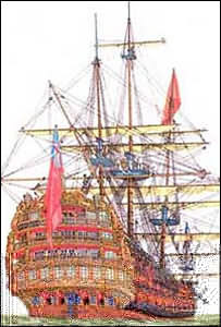 судно было предшественником флагманского корабля адмирала Нельсон