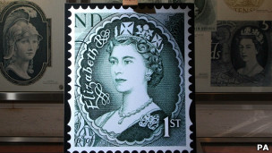 по случаю 60-летия правления Елизаветы II Королевская почта выпустила набор марок