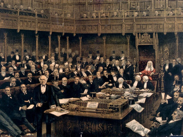 выступление Роуленда Хилла в парламенте