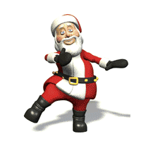 анимированный Санта Клаус