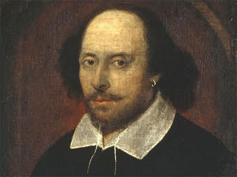Уильям Шекспир (фрагмент так называемого портрета Чандоса)