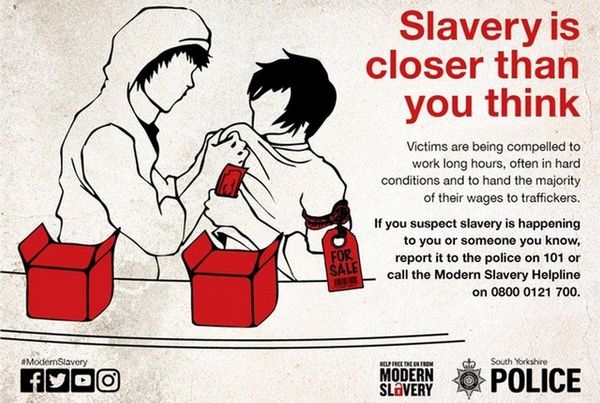 в 2015 году после принятия Парламентом Великобритании постановления о борьбе с современным рабством было решено наказывать пожизненно преступников, торгующих людьми, и строже следить за работодателями