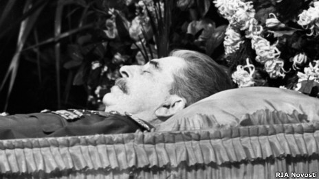 Иосиф Сталин на смертном одре
