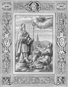 Валентин Римский был священником и принял мученичество во время гонений на христиан в III веке н. э.