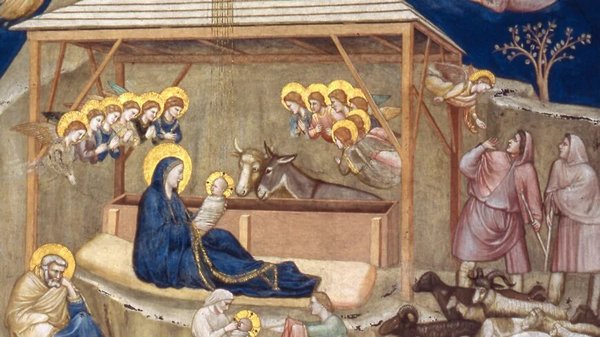 Джотто ди Бондоне. Рождество, 1311. Базилика Святого Франциска в Ассизи