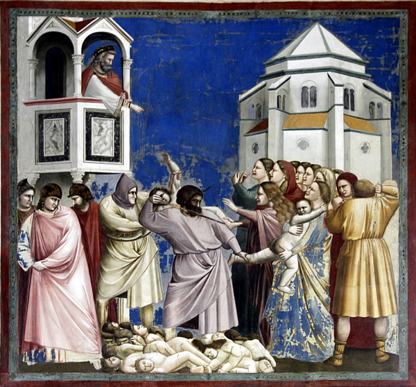 Джотто ди Бондоне. Избиение невинных, 1303–1305. Капелла Скровеньи, Падуя